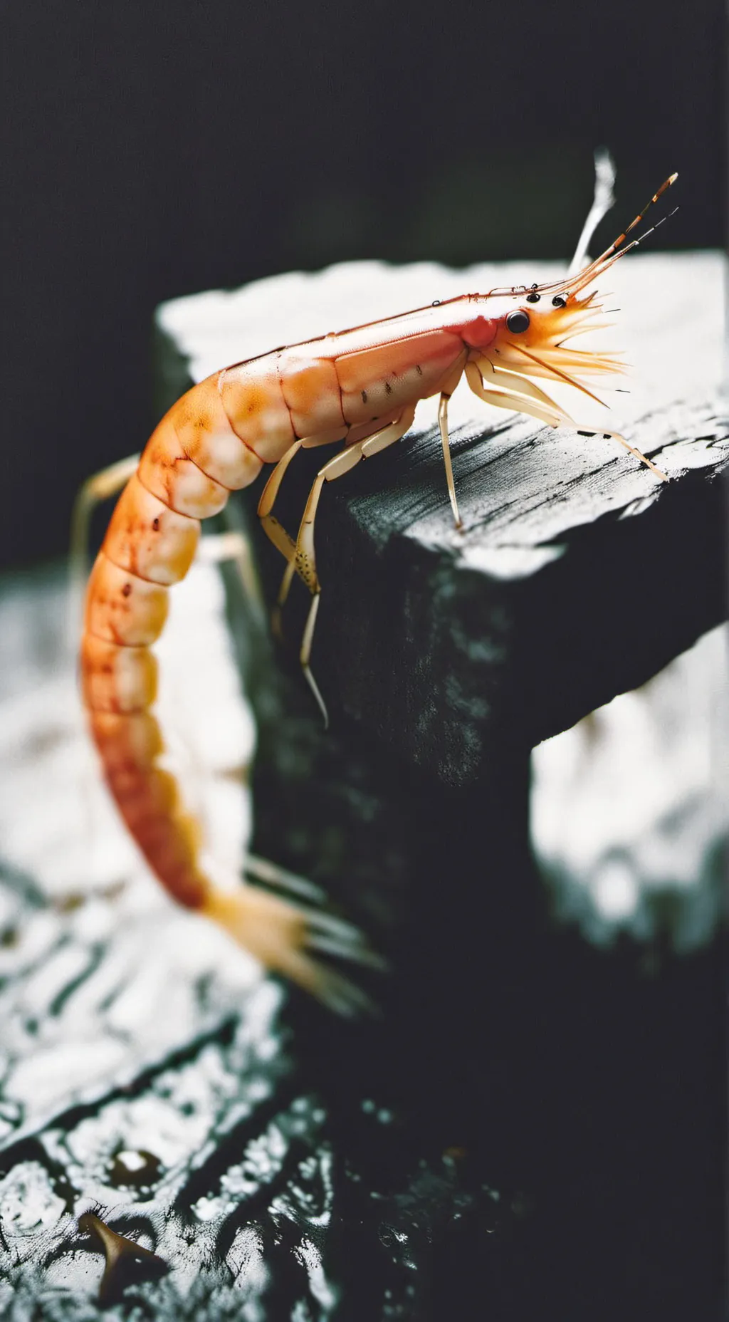 ai character: Shrimpo background