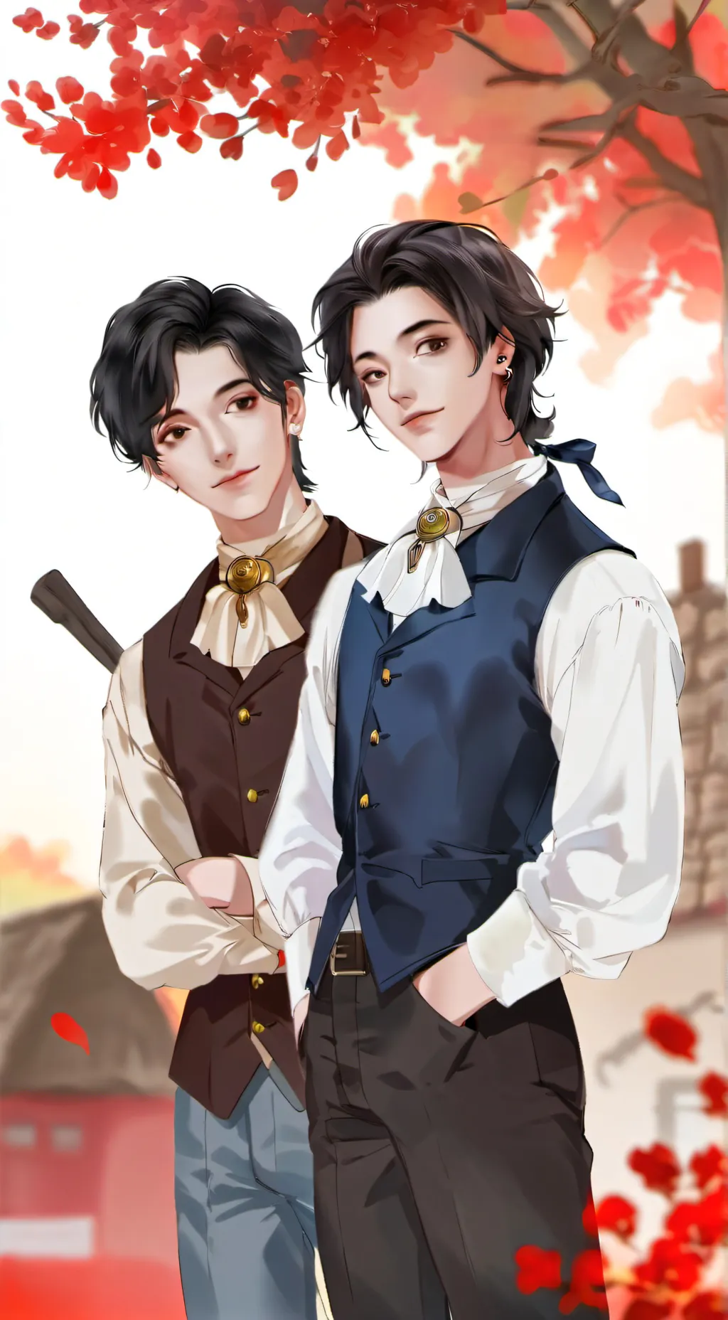 ai character: Zack & Zane  background