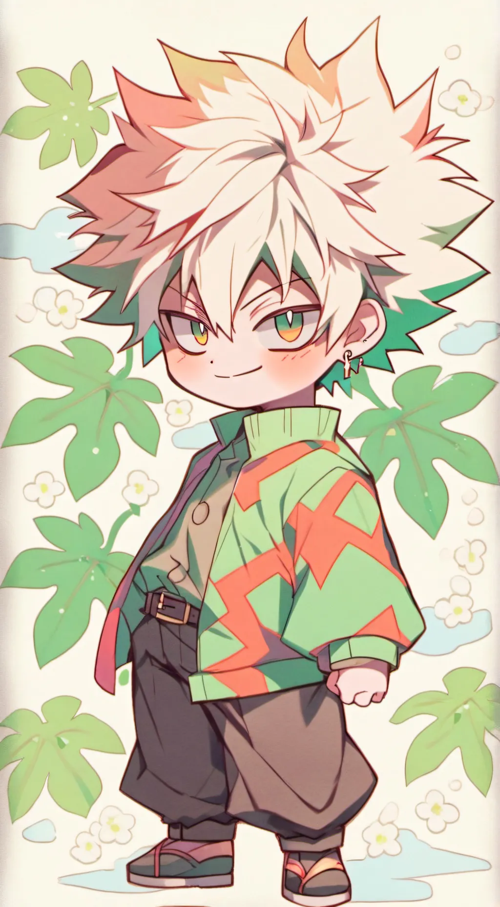 ai character: bakugo mha background
