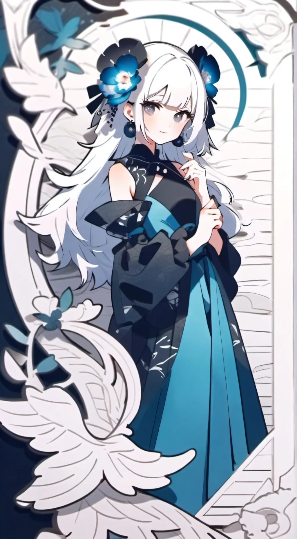 ai character: Sprunki Pyramix background