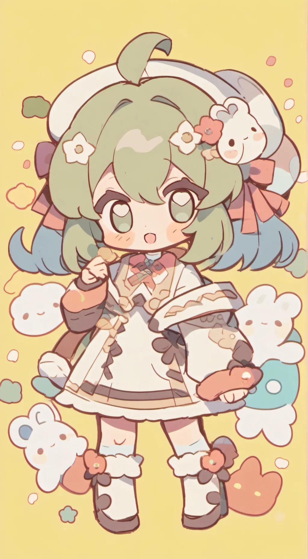 ai character: gray x raddy  background