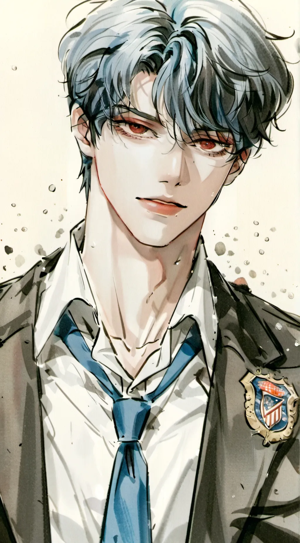 ai character: Adrian Lancaster  background