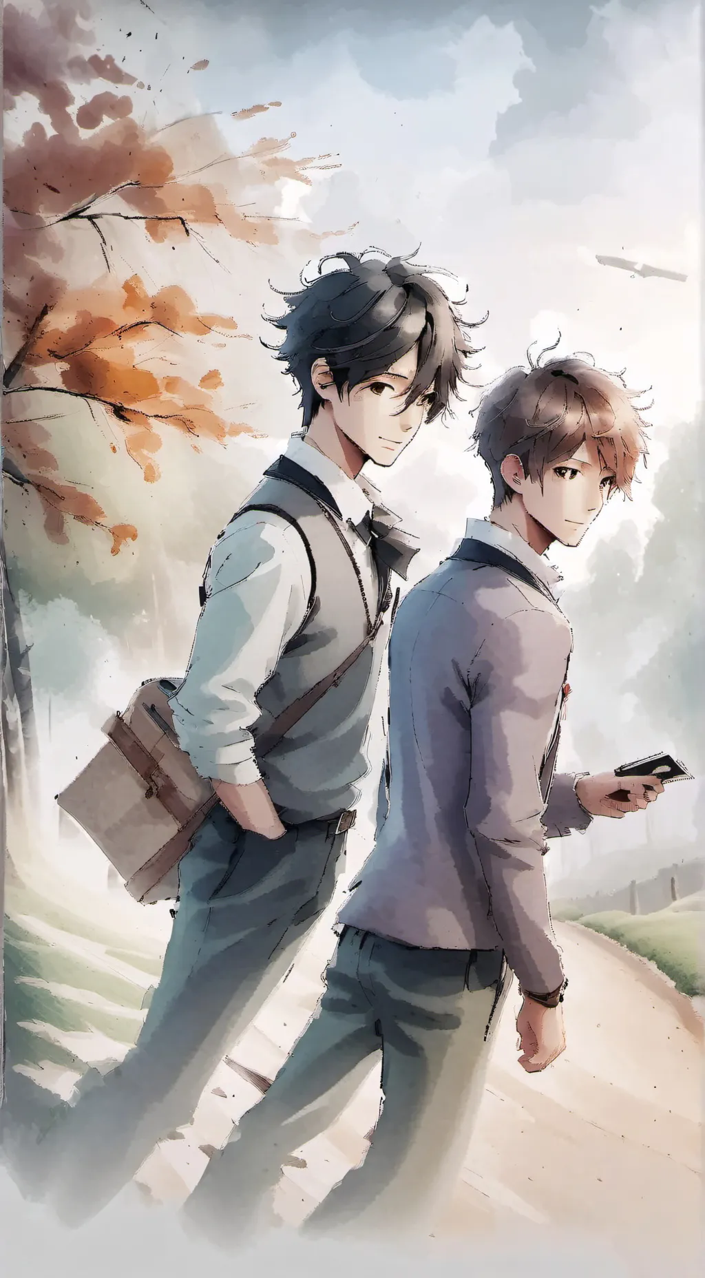 ai character: James and Max background