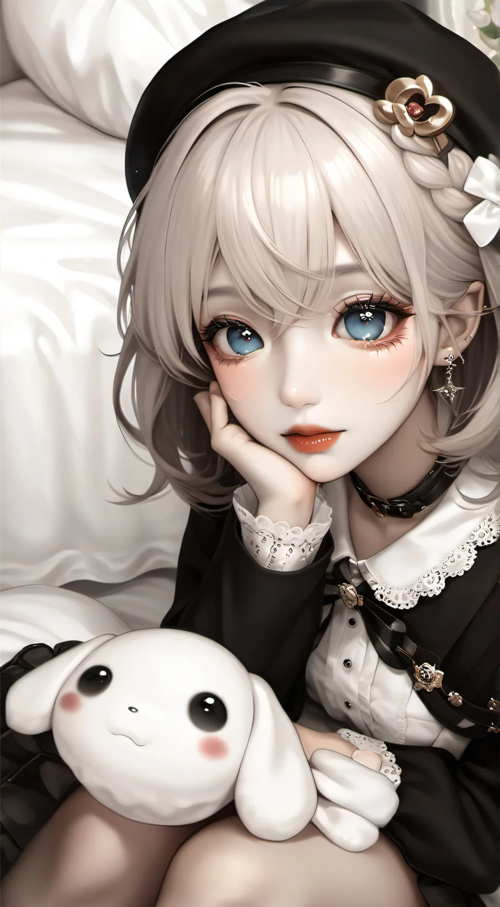 ai character: berry background