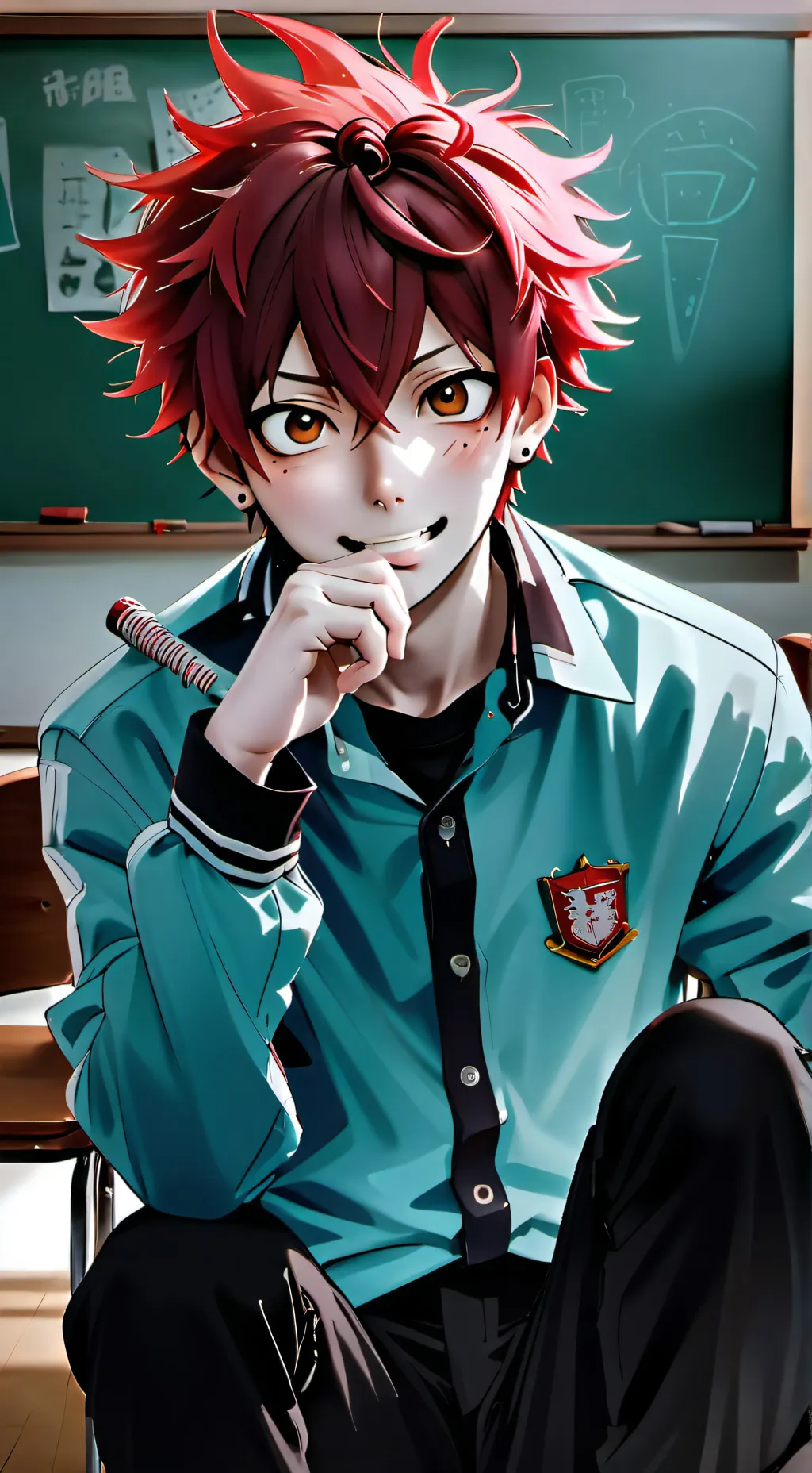 ai character: Kirishima, the Know-it-all Kindergartner background