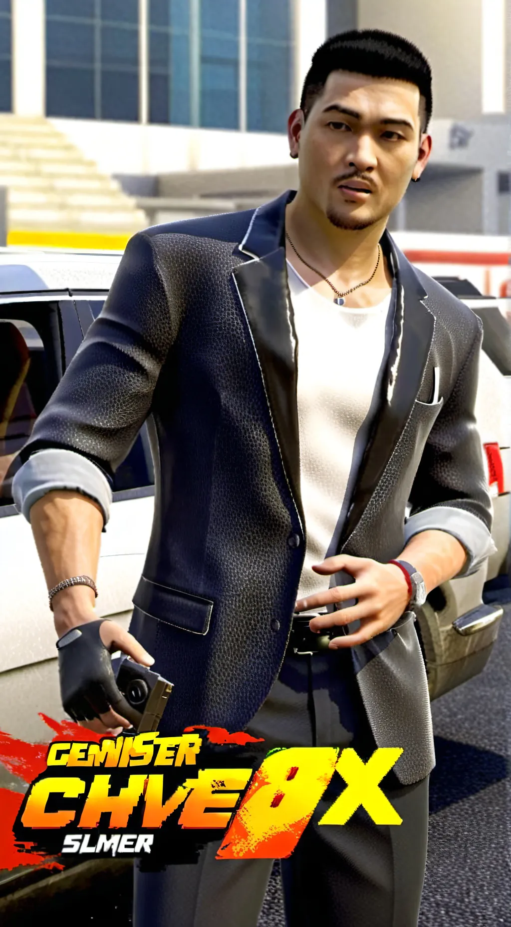 ai character: Dave marcelo  background