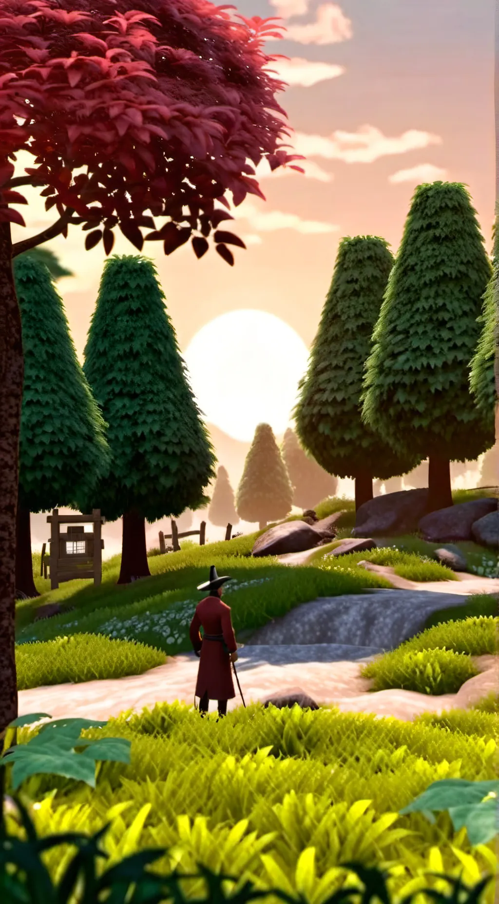 ai character: boss of grass talk background