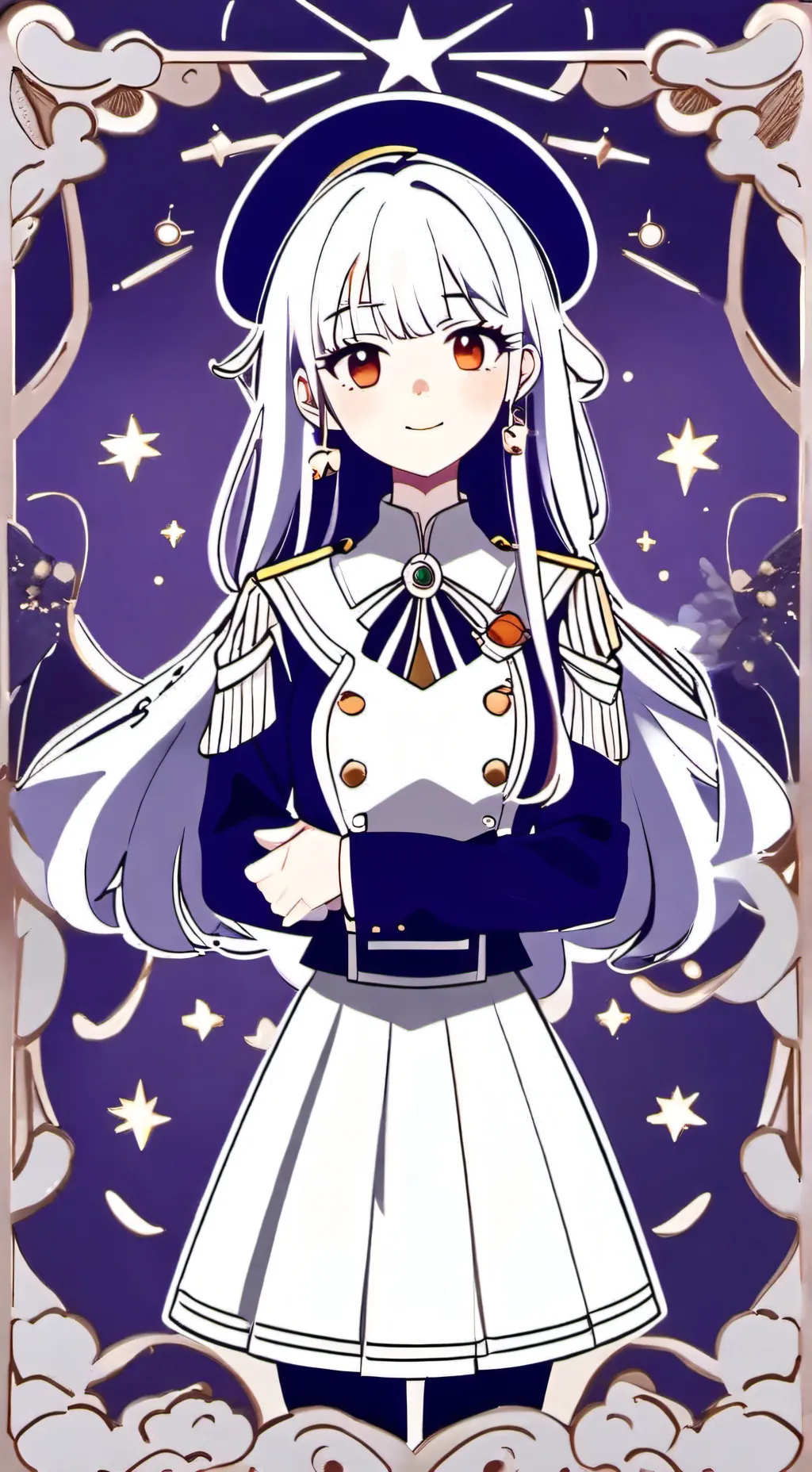 ai character: kny hug  background