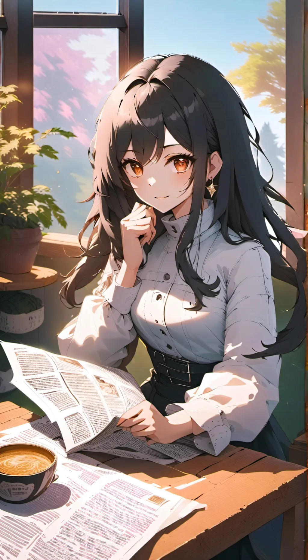 ai character: Rina background