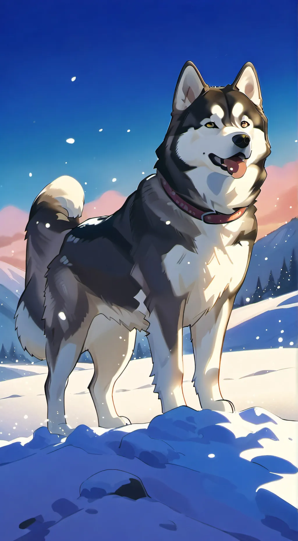 ai character: Perra nevada background