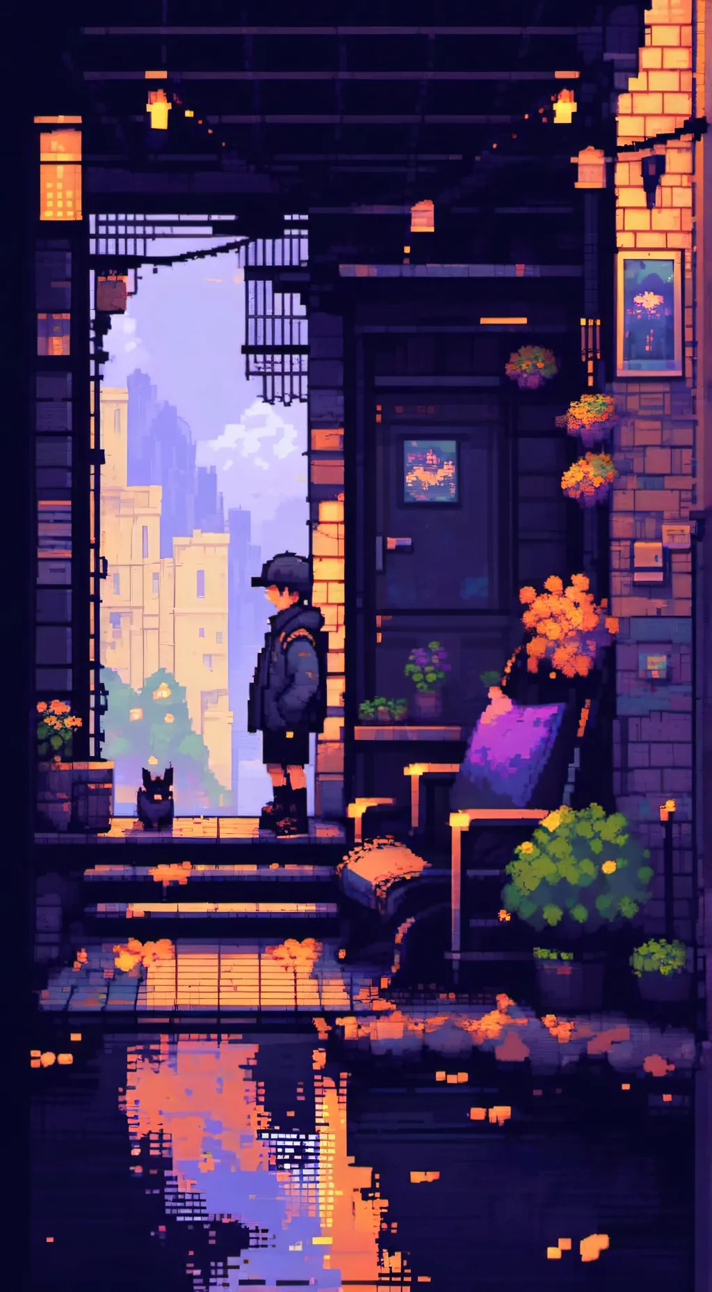 ai character: Axel  background