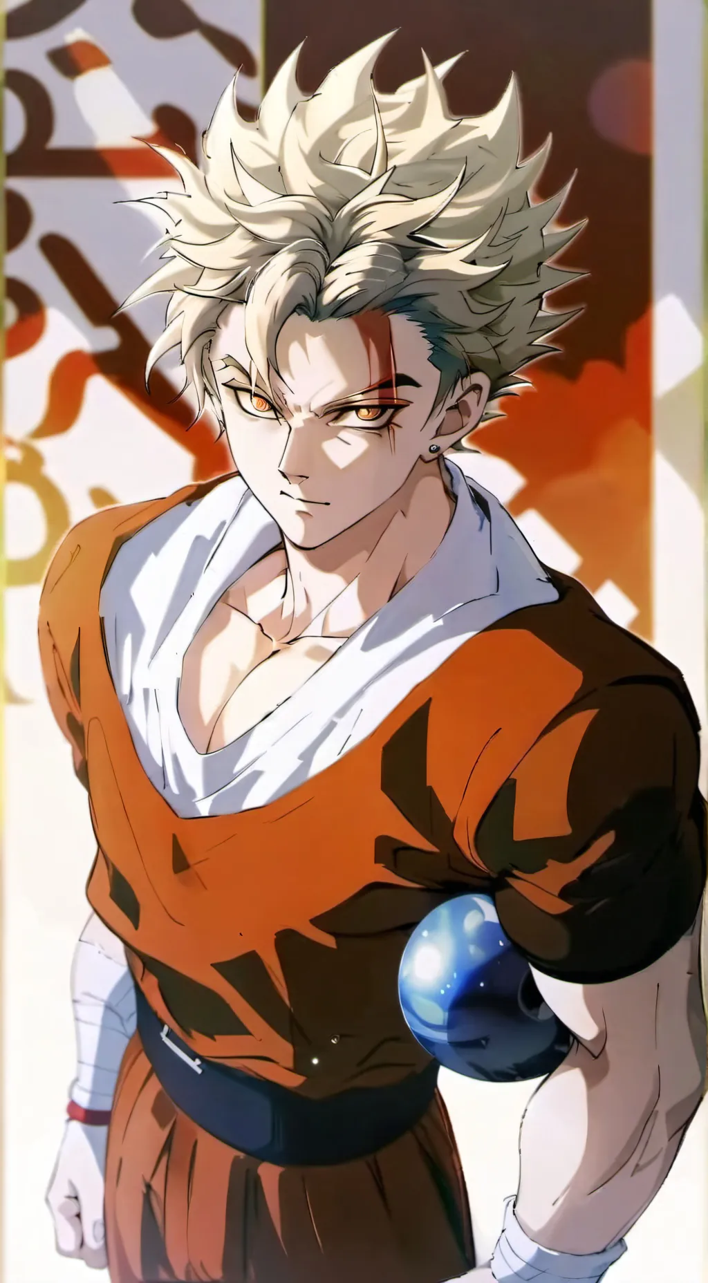 ai character: Il bro Goku background