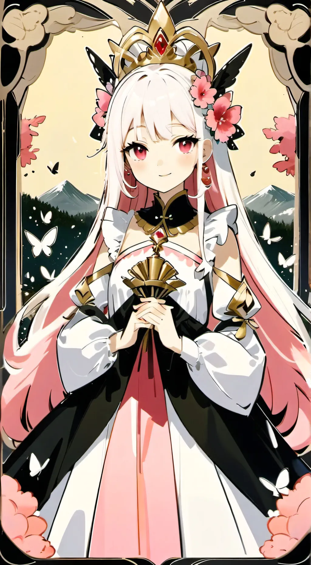 ai character: fairy goddess background