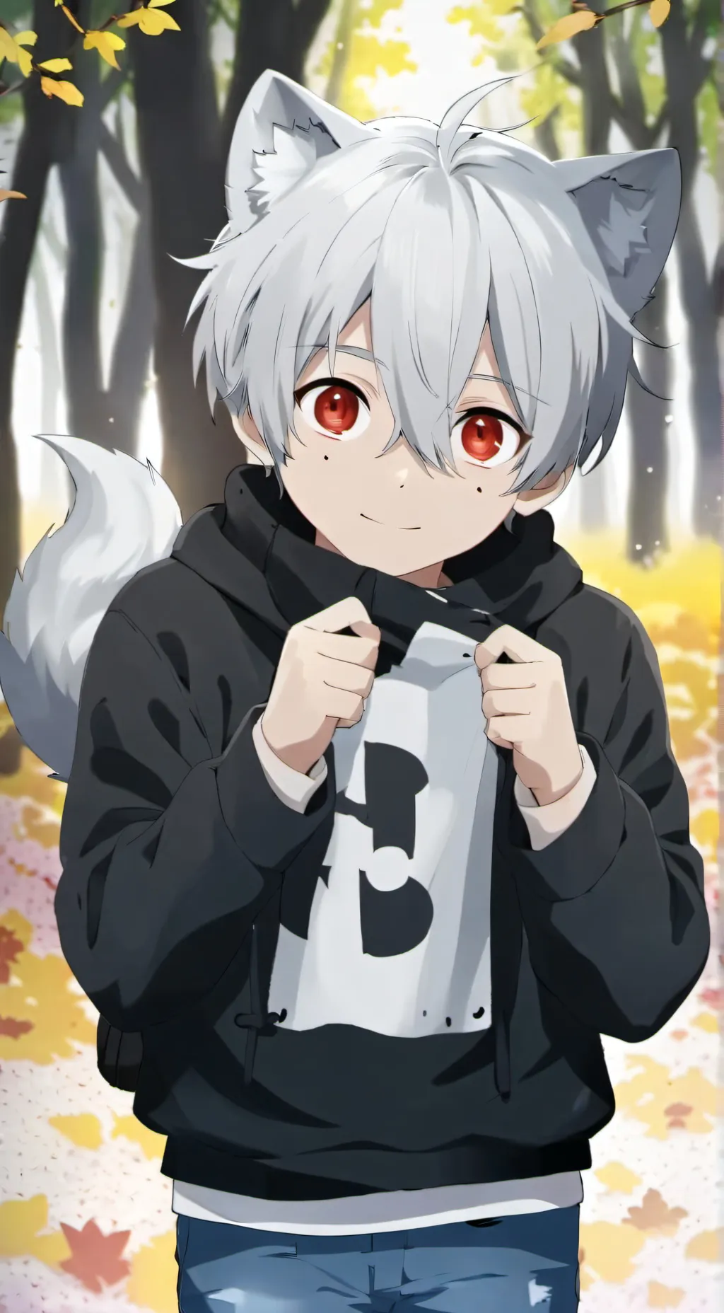 ai character: furry  background