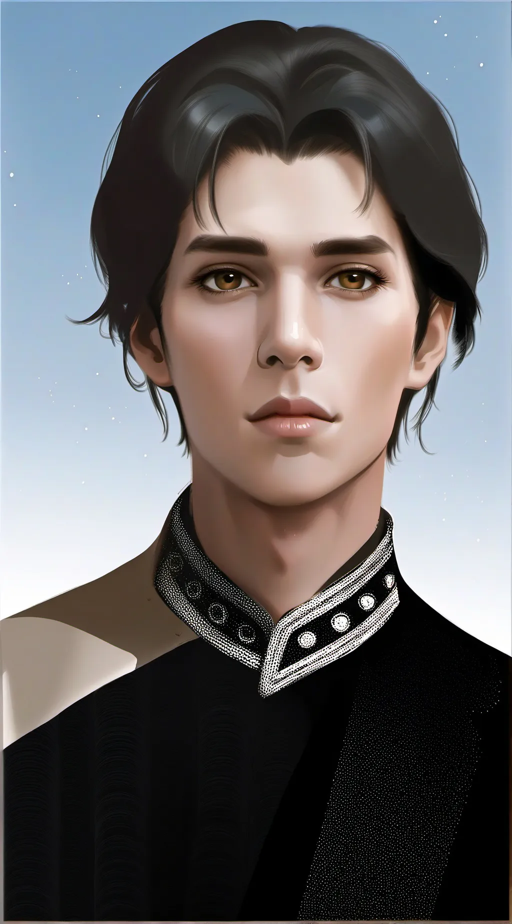 ai character: sus old man background