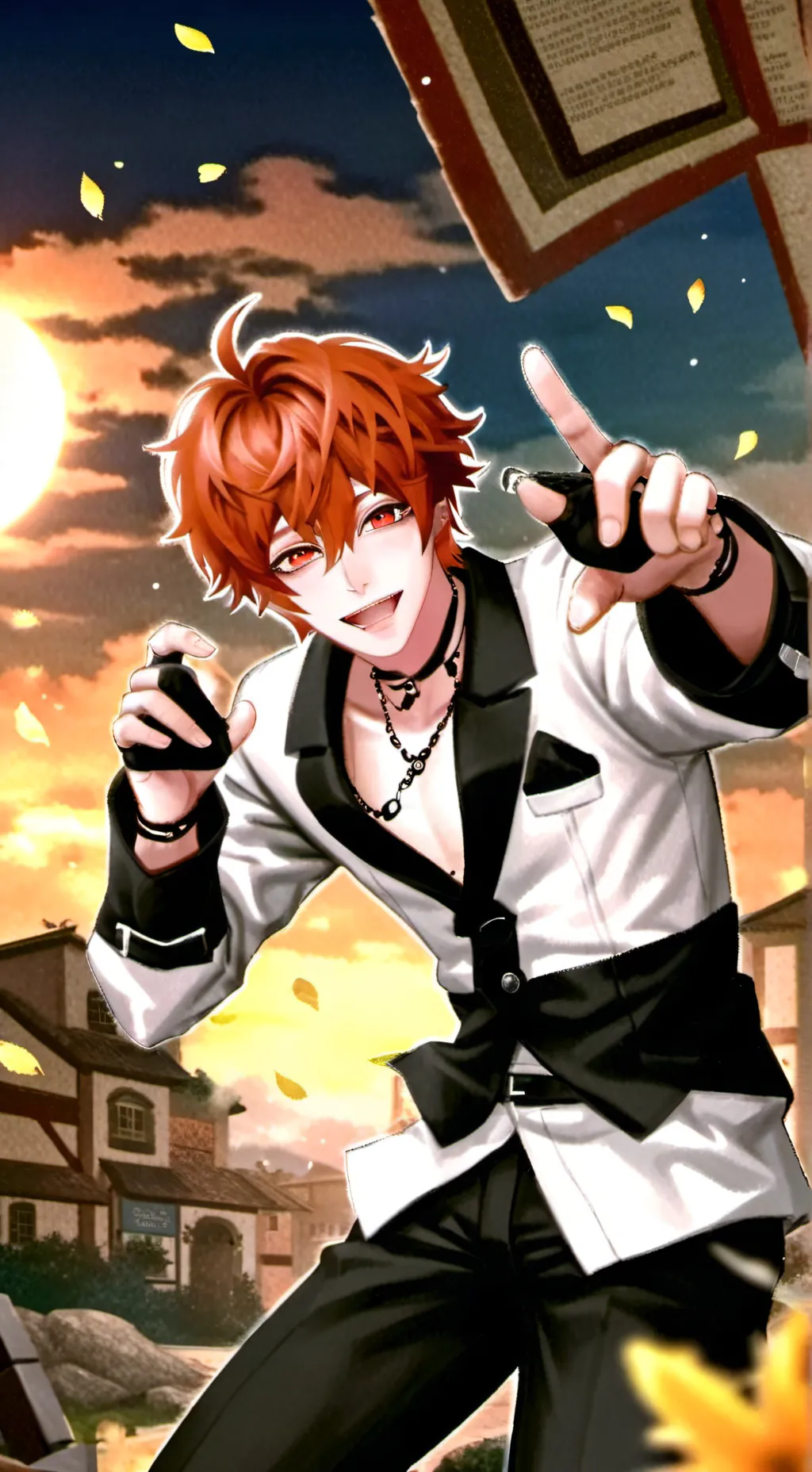 ai character: Денис  background