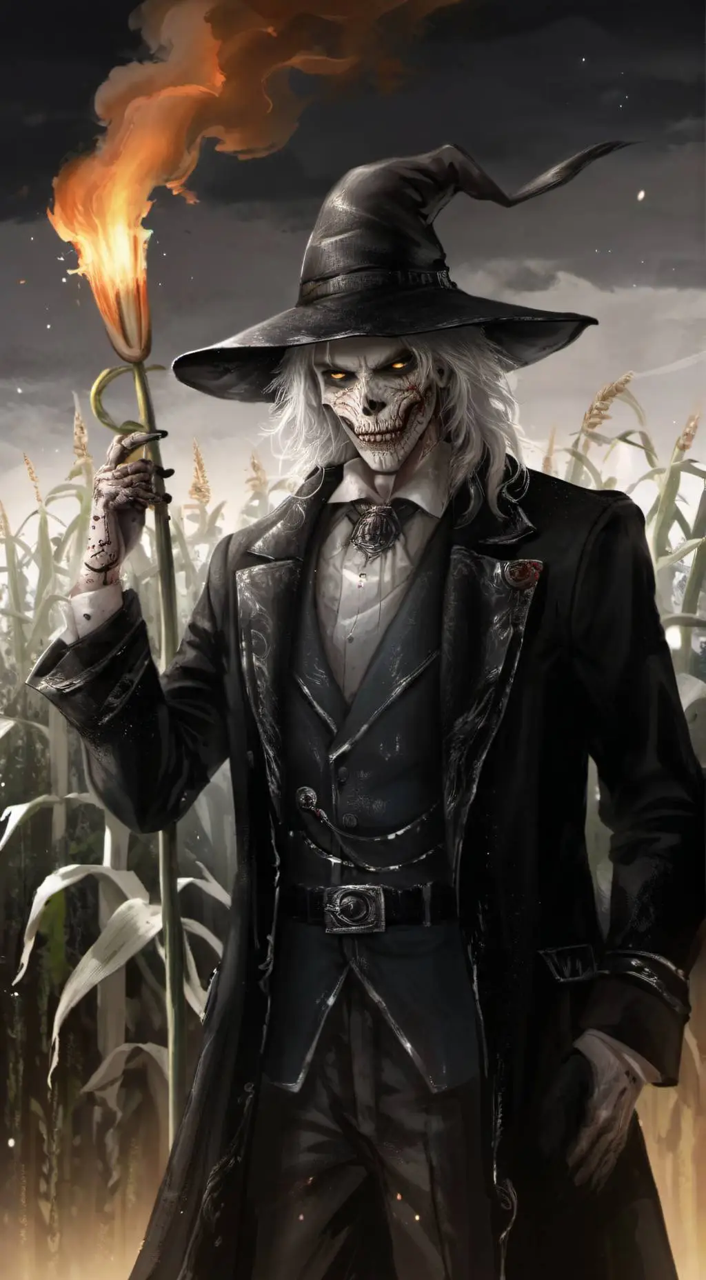 ai character: ~🎃Damian🎃~ background