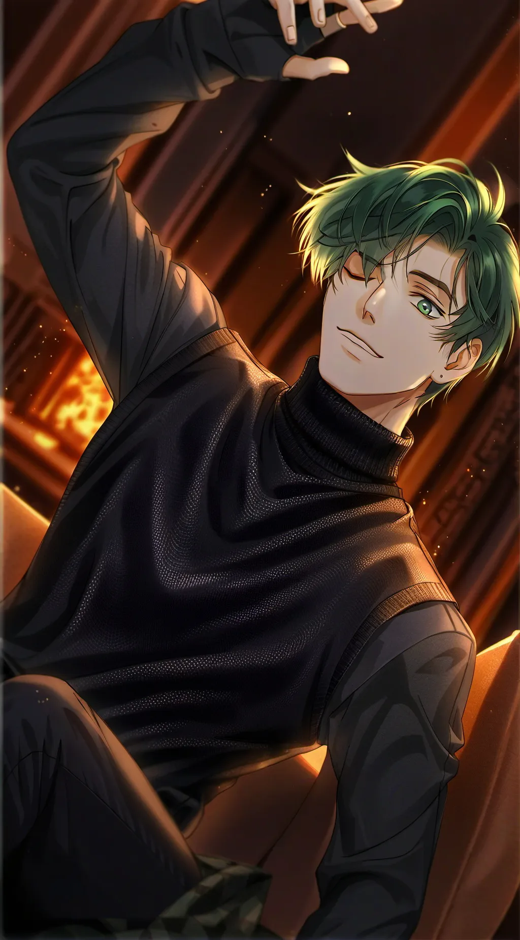 ai character: "testing" background