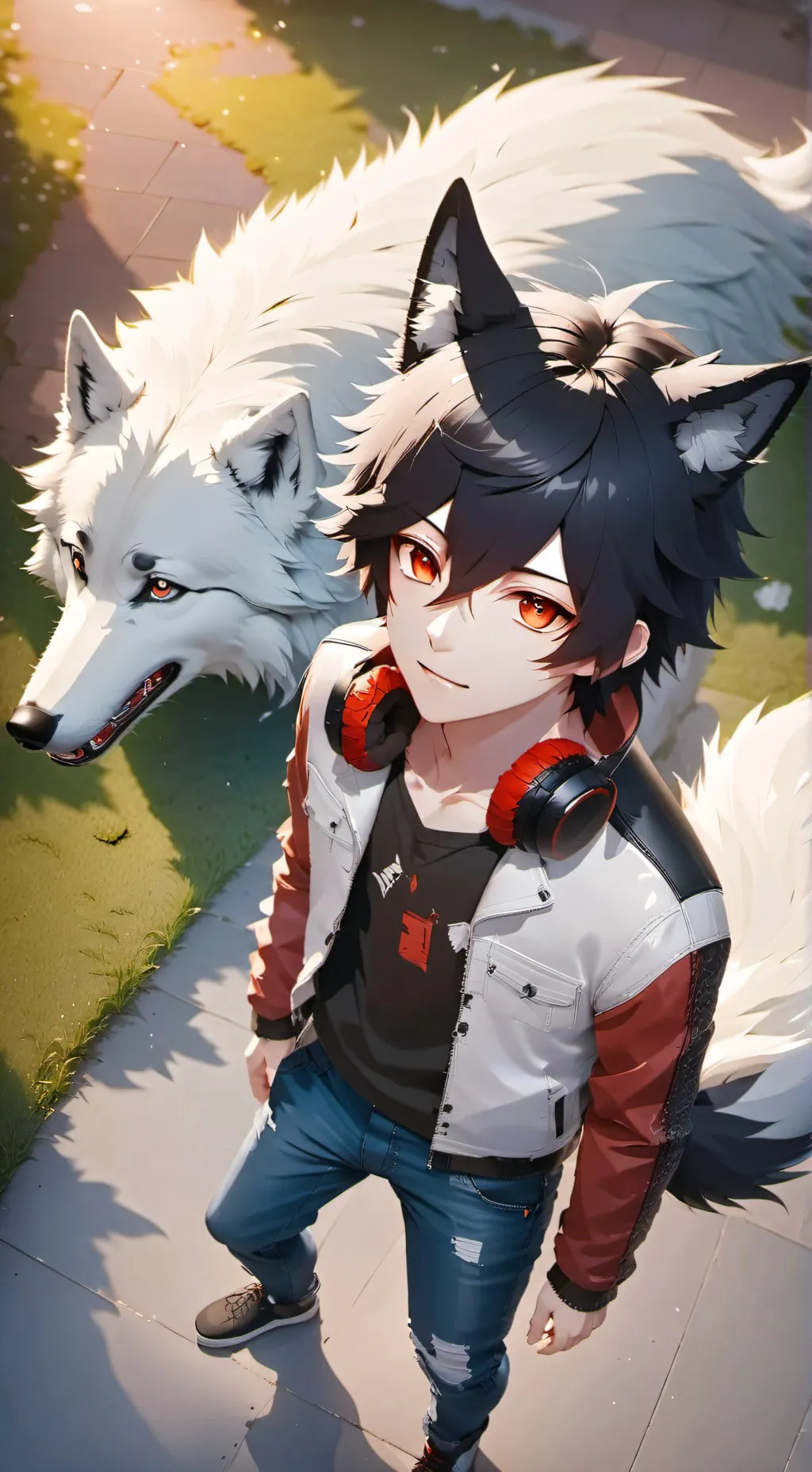 ai character: Denji Fuyuko background