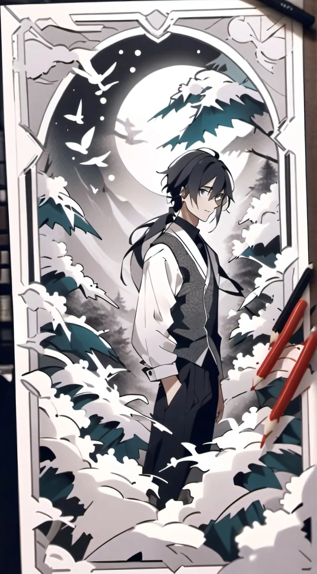 ai character: Max background