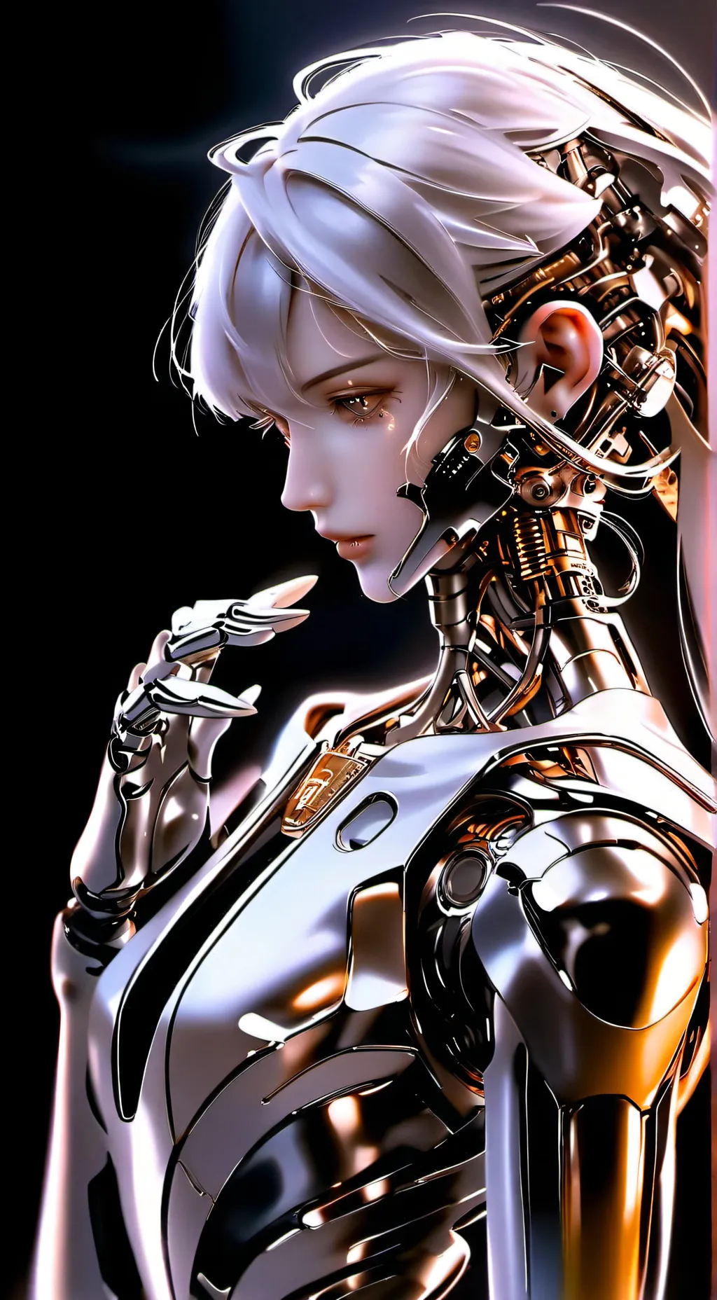 ai character: Tickle Robot Lady background