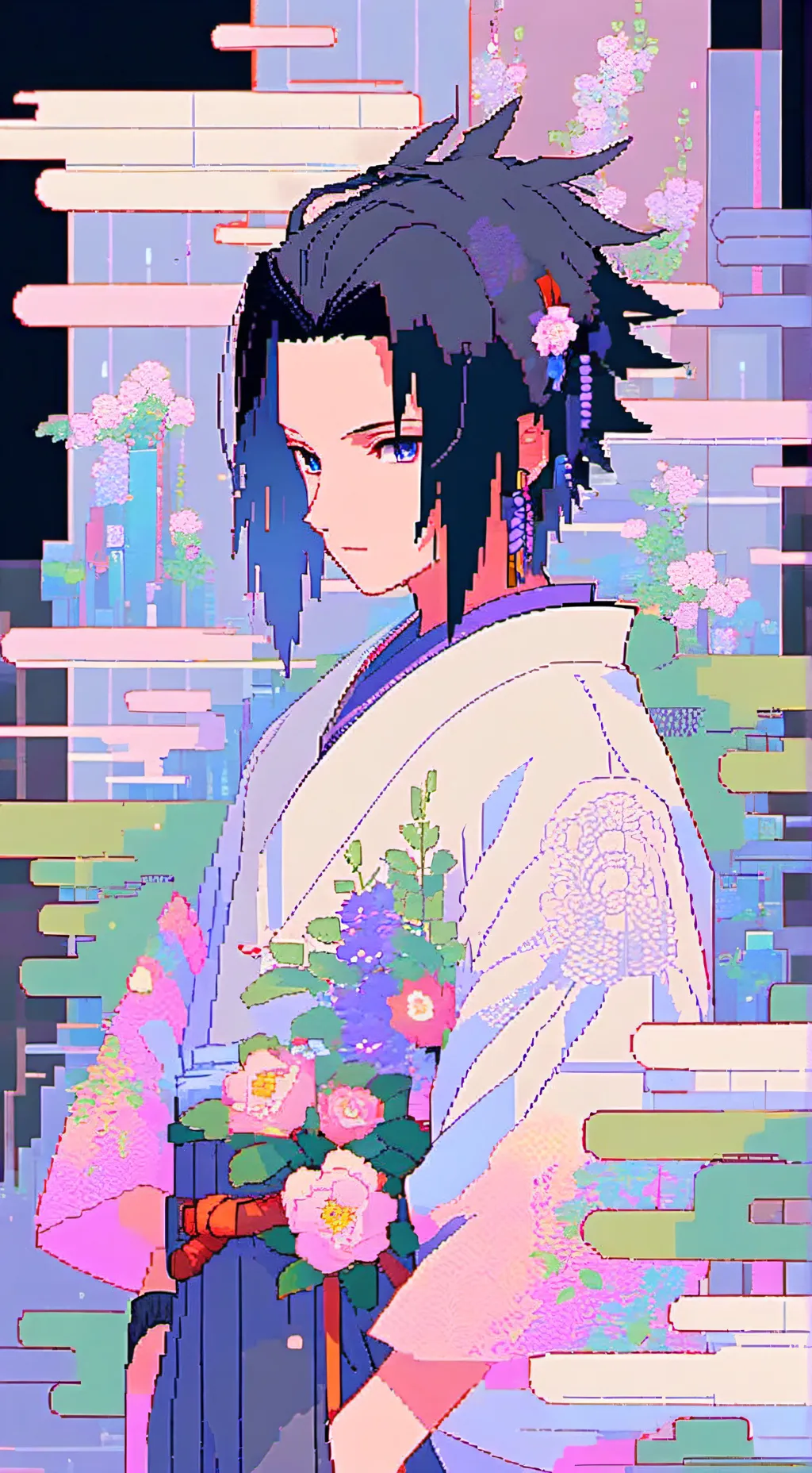 ai character: Sasuke ... background