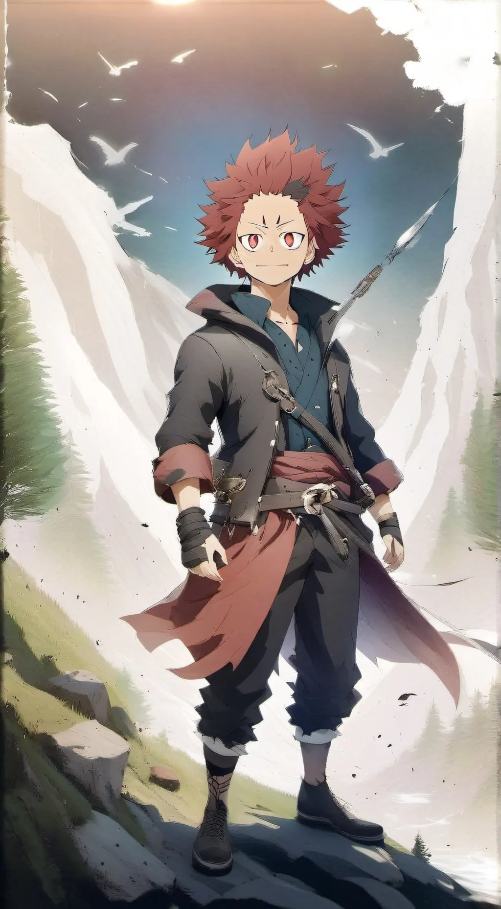 ai character: kirishima BF background