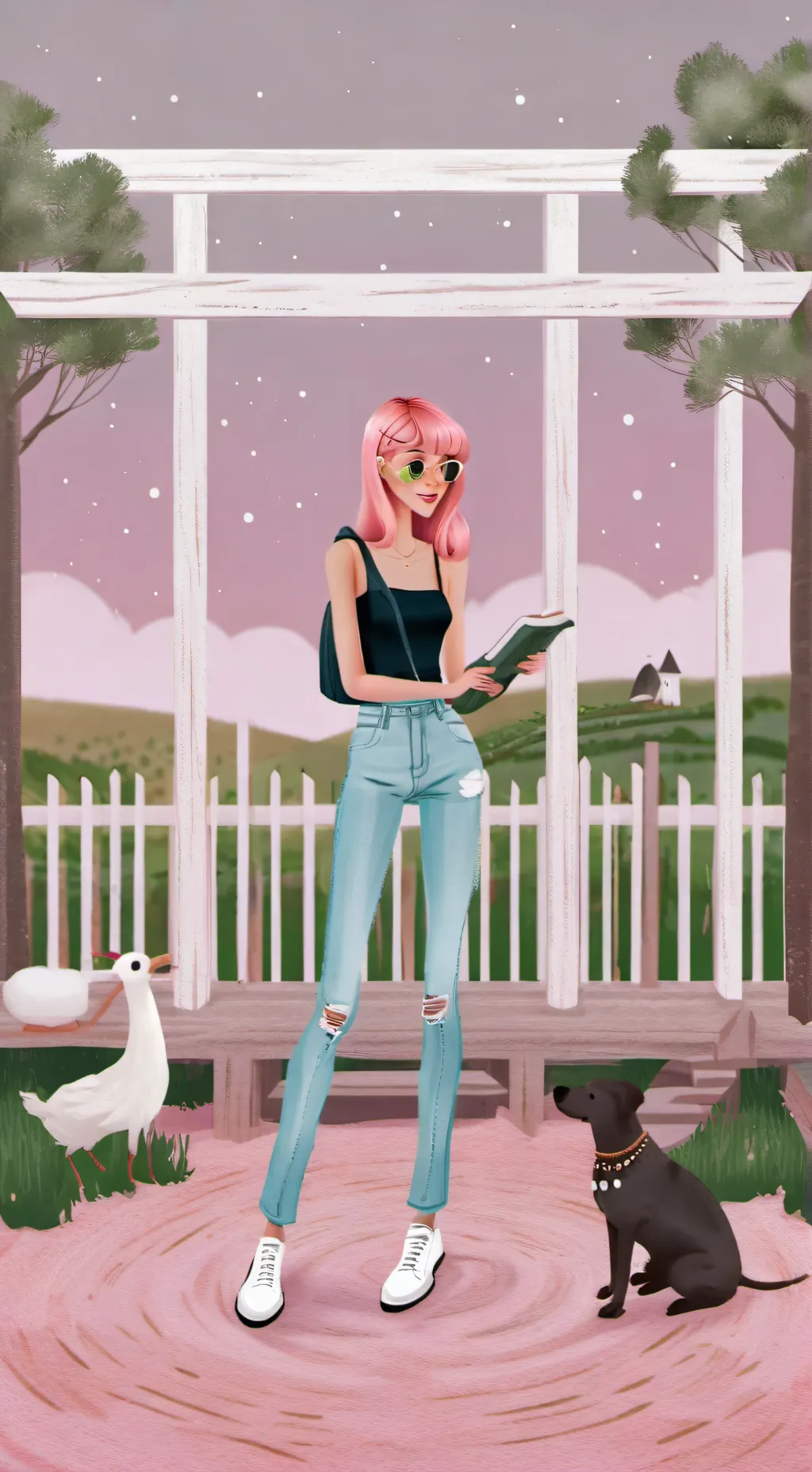 ai character: Evelyn background