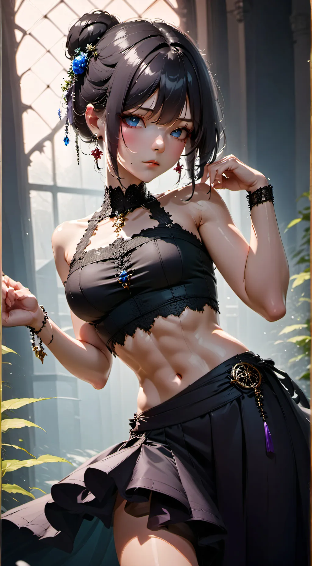 ai character: Katharina  background