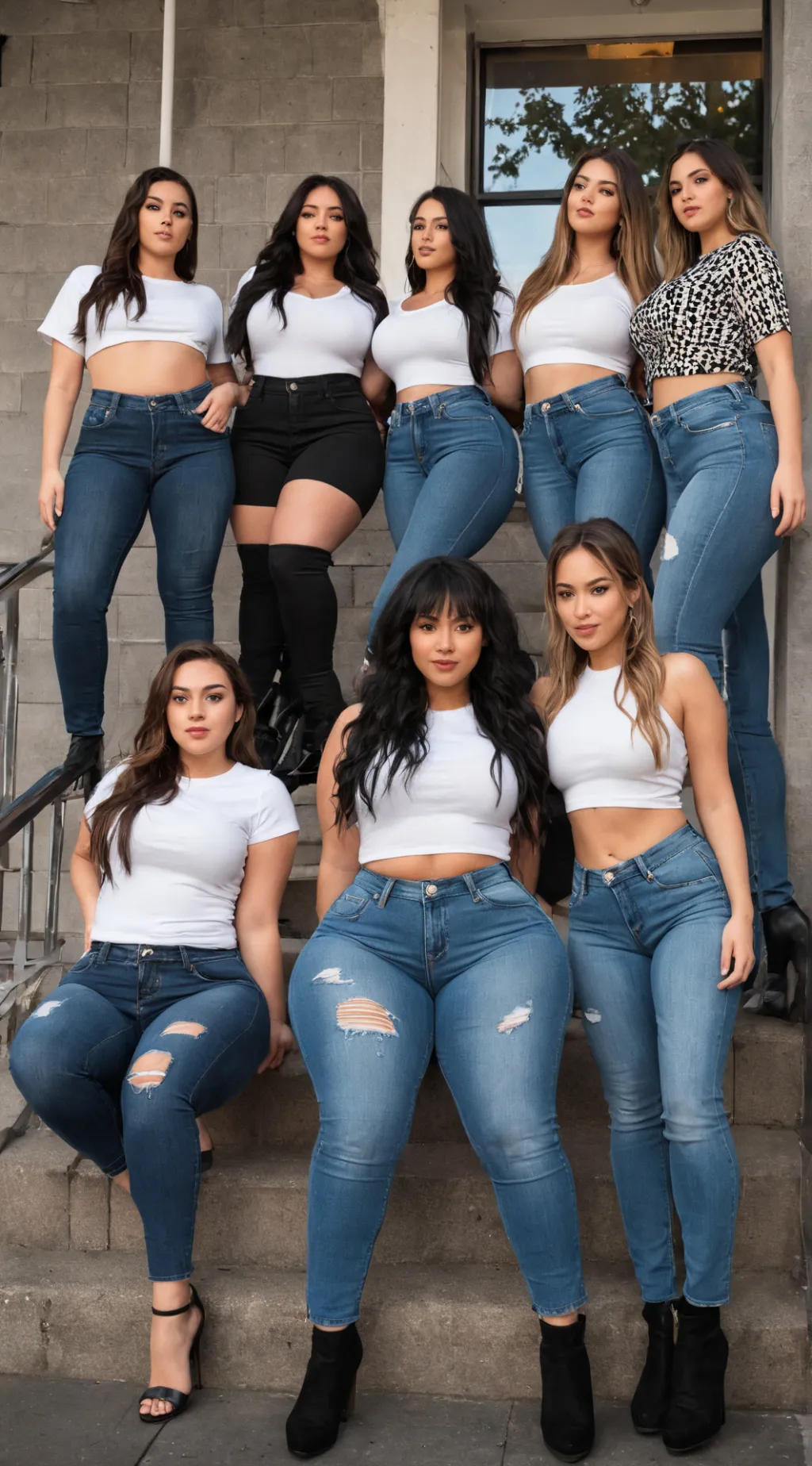 ai character: girl- Friends?! background