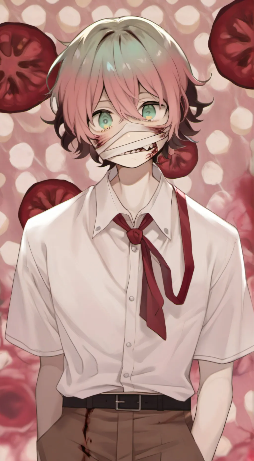 ai character: Frank the zombie  background