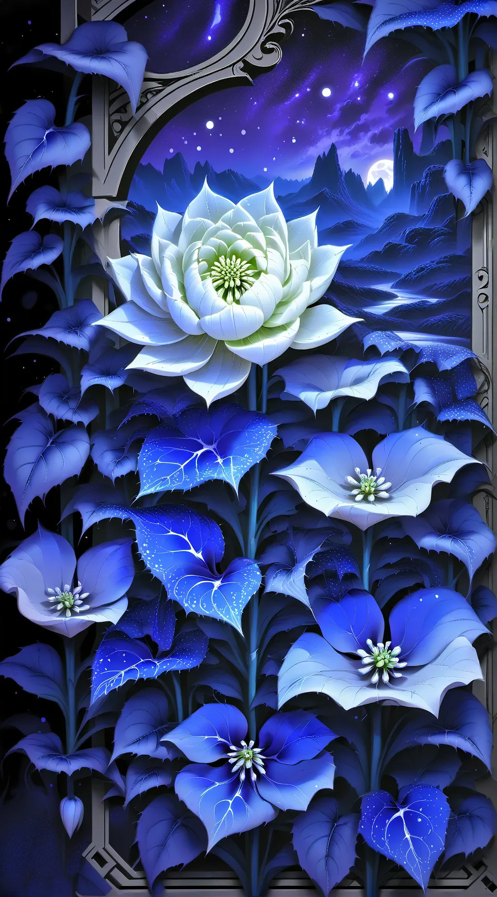 ai character: moonflow fruitcake background