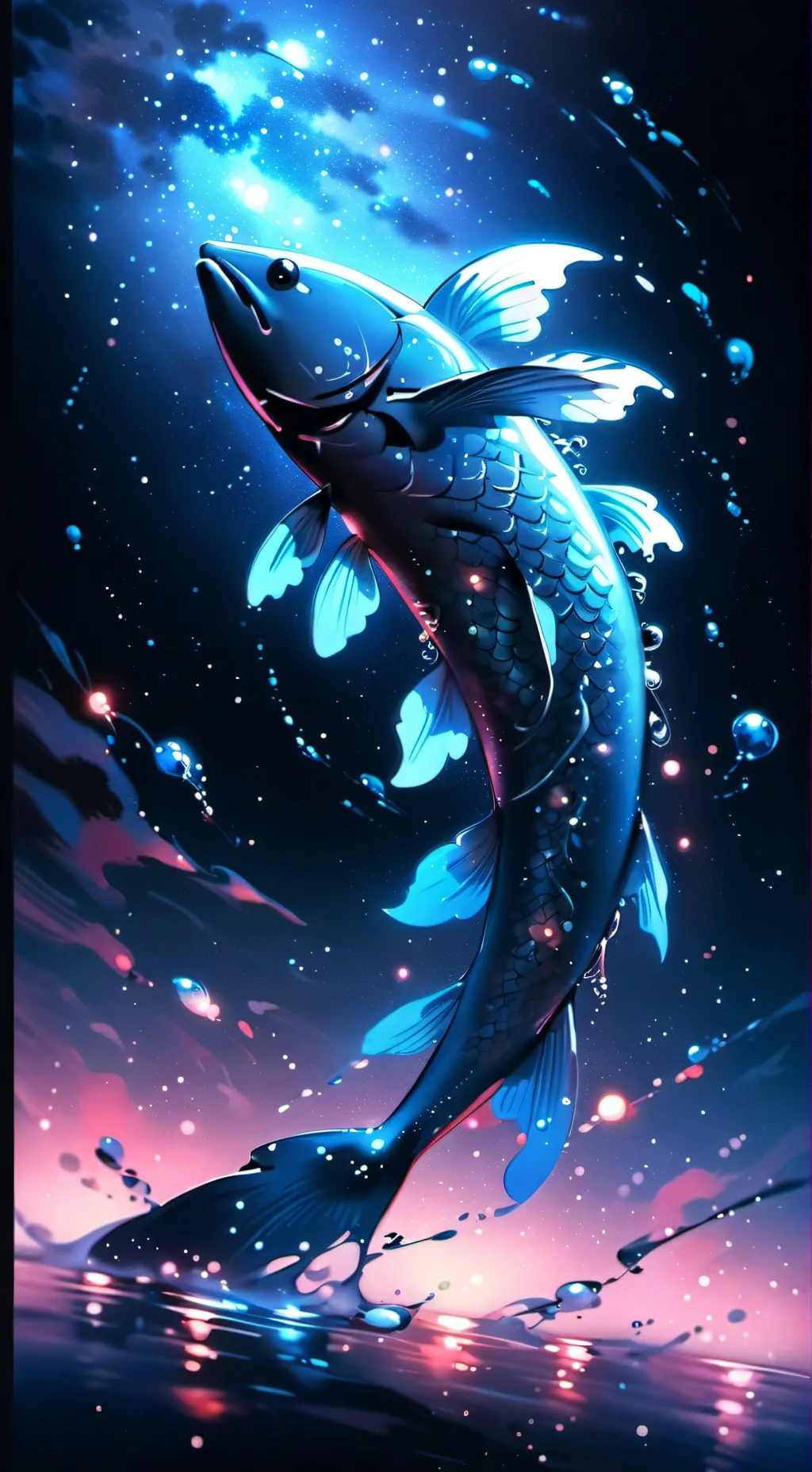 ai character: sexy fish background