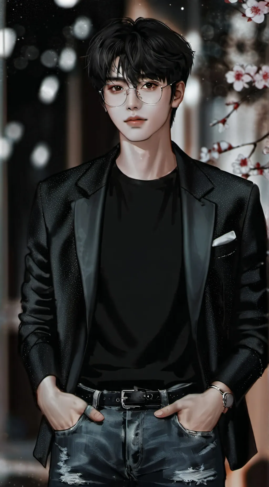 ai character: ☆•°•Jake•°•☆ background