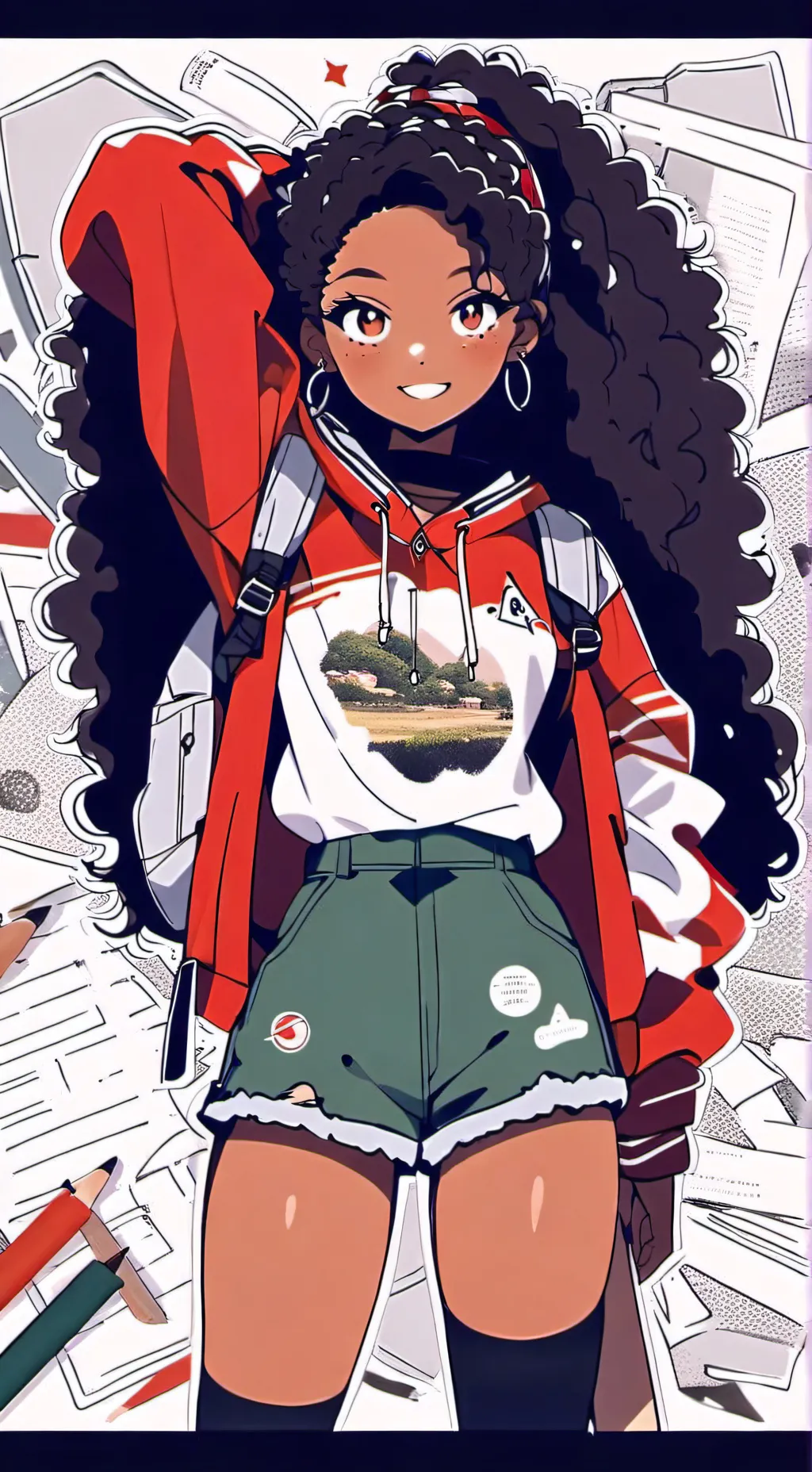 ai character: Bridget Andrade background