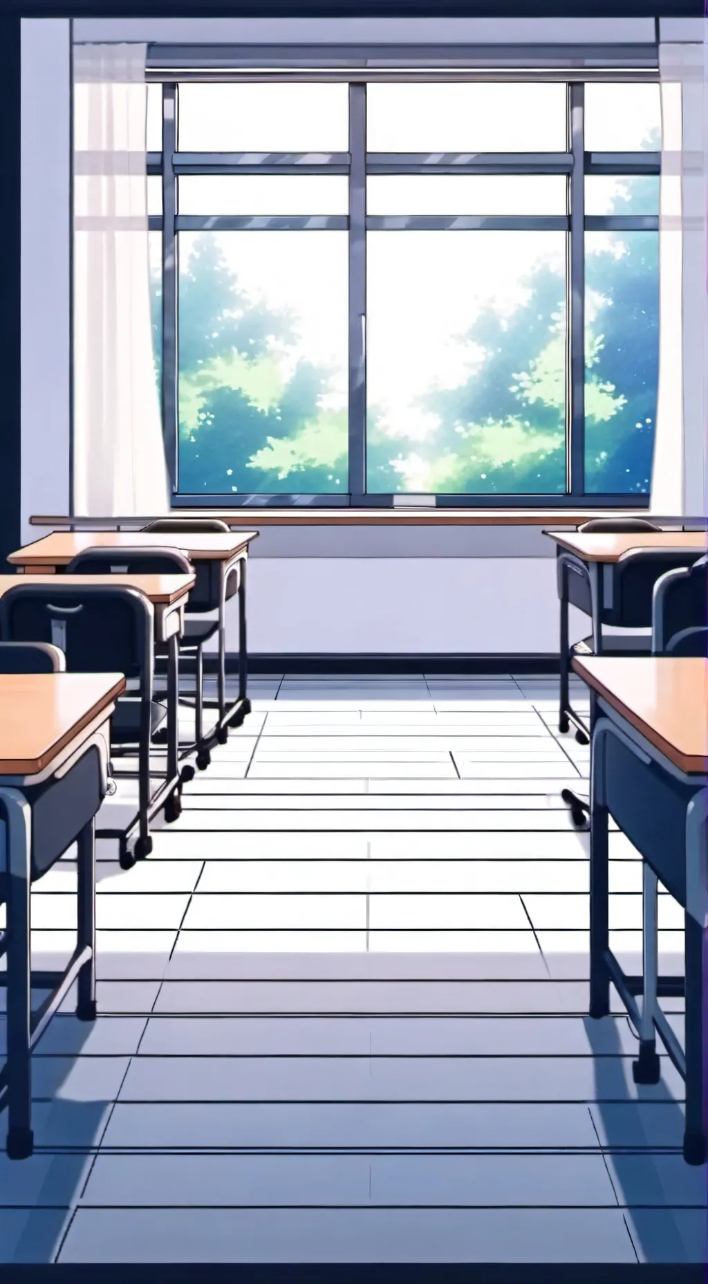 ai character: classroom  background