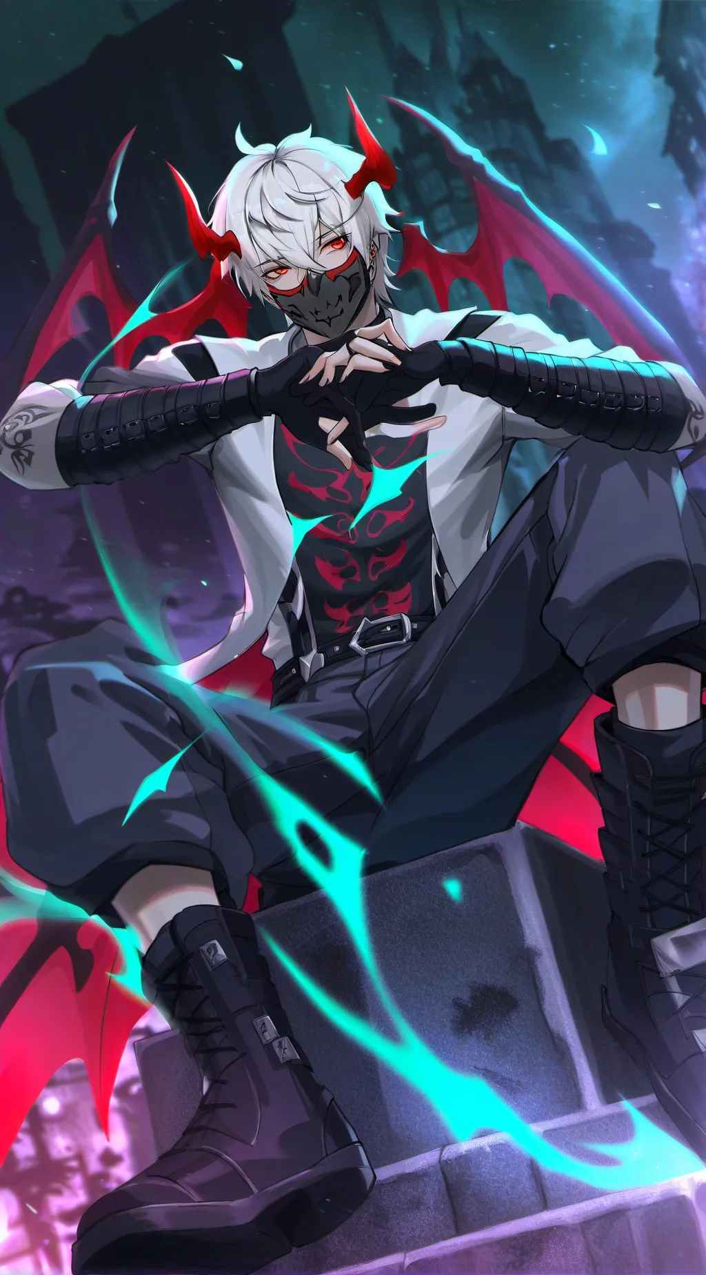 ai character: Micael  background