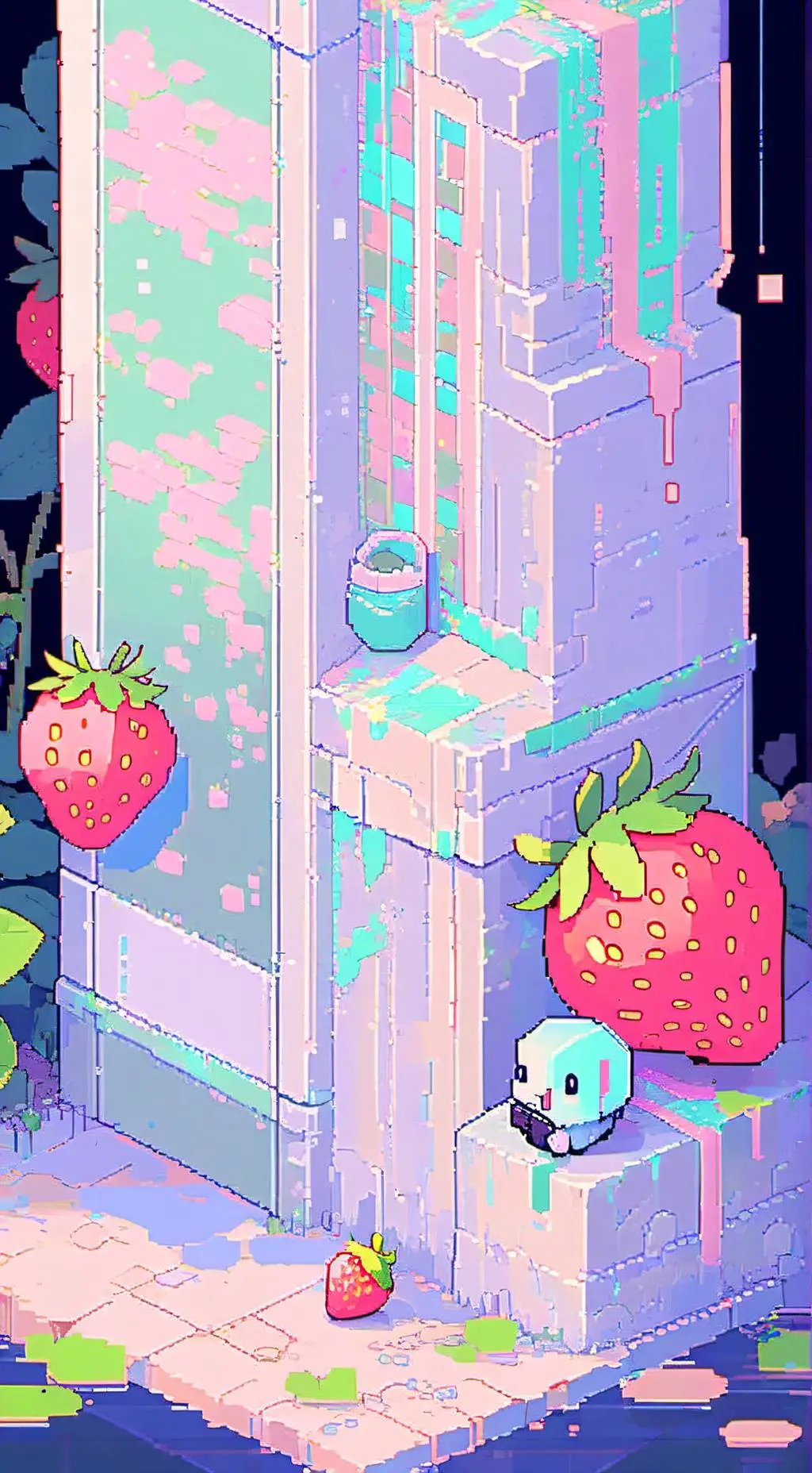 ai character: FossilBerry! background