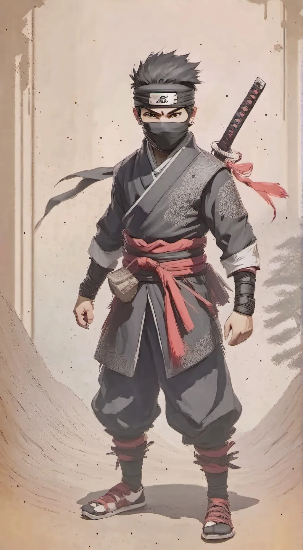 ai character: Zen background