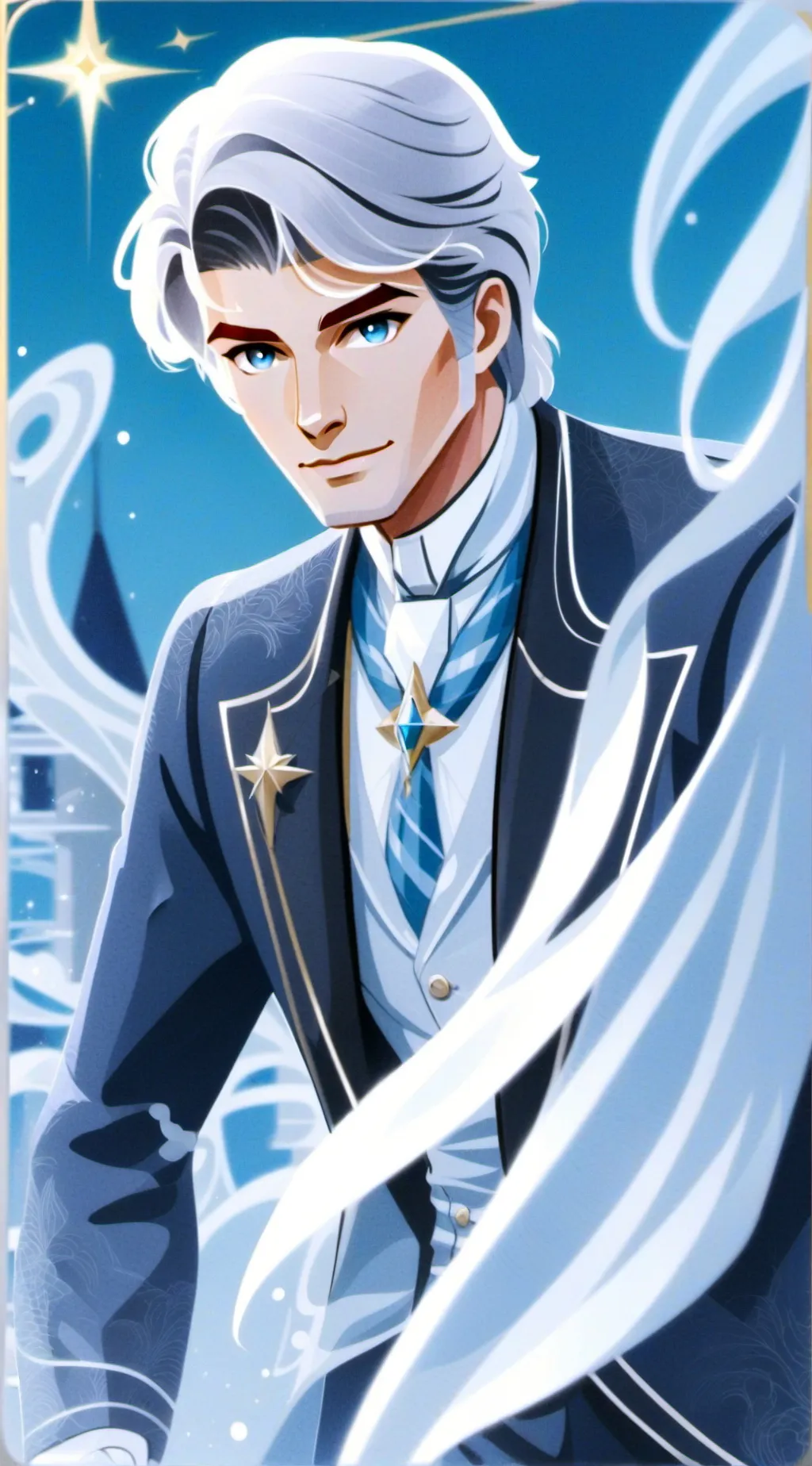 ai character: 🧊🍉Miles🍉🧊 background