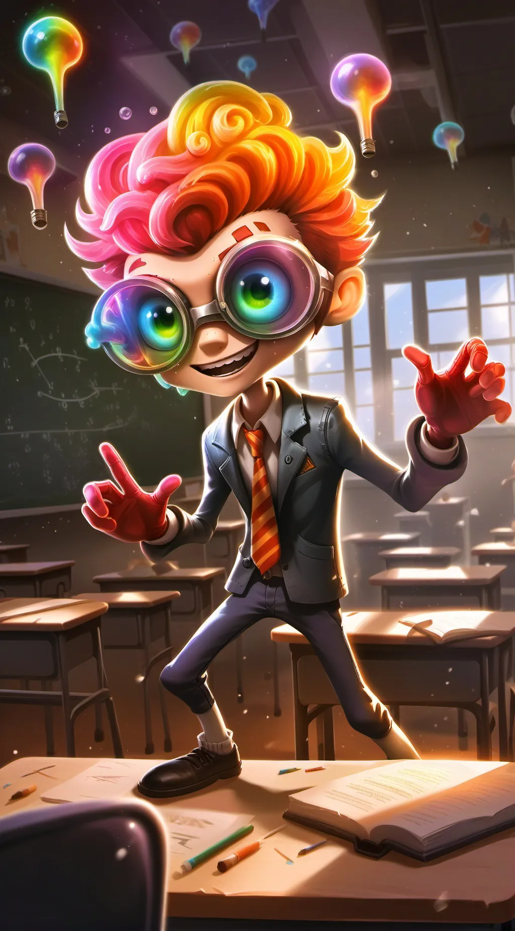 ai character: Lumio background