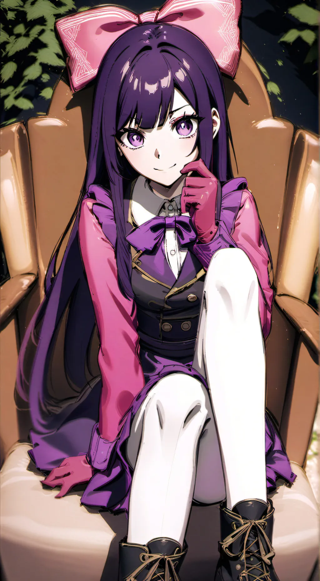 ai character: Aï Hoshino ♀️ background