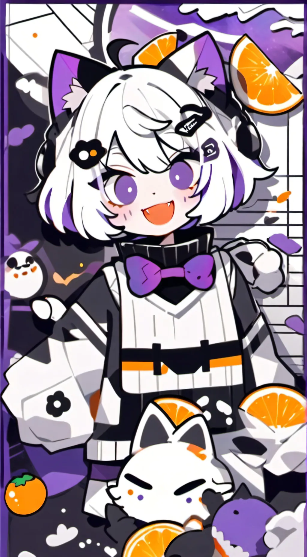 ai character: Luna background