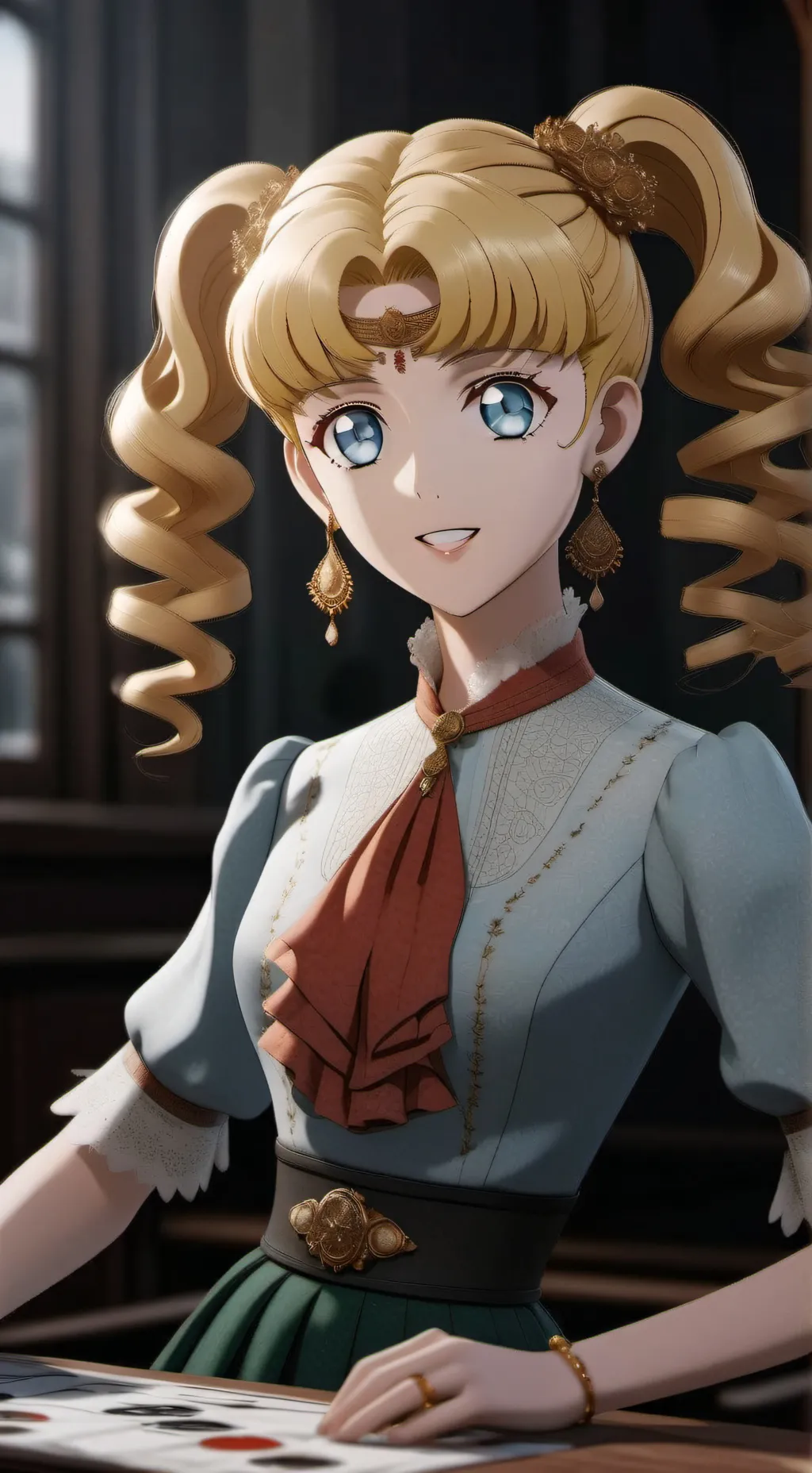 ai character: Sailor Moon background