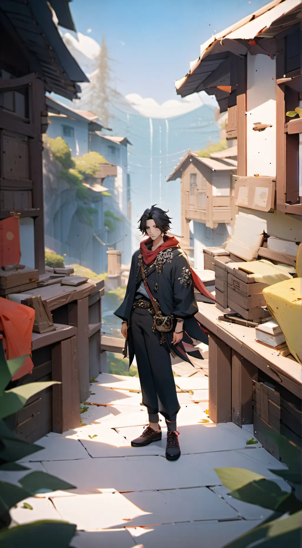 ai character: Martin background