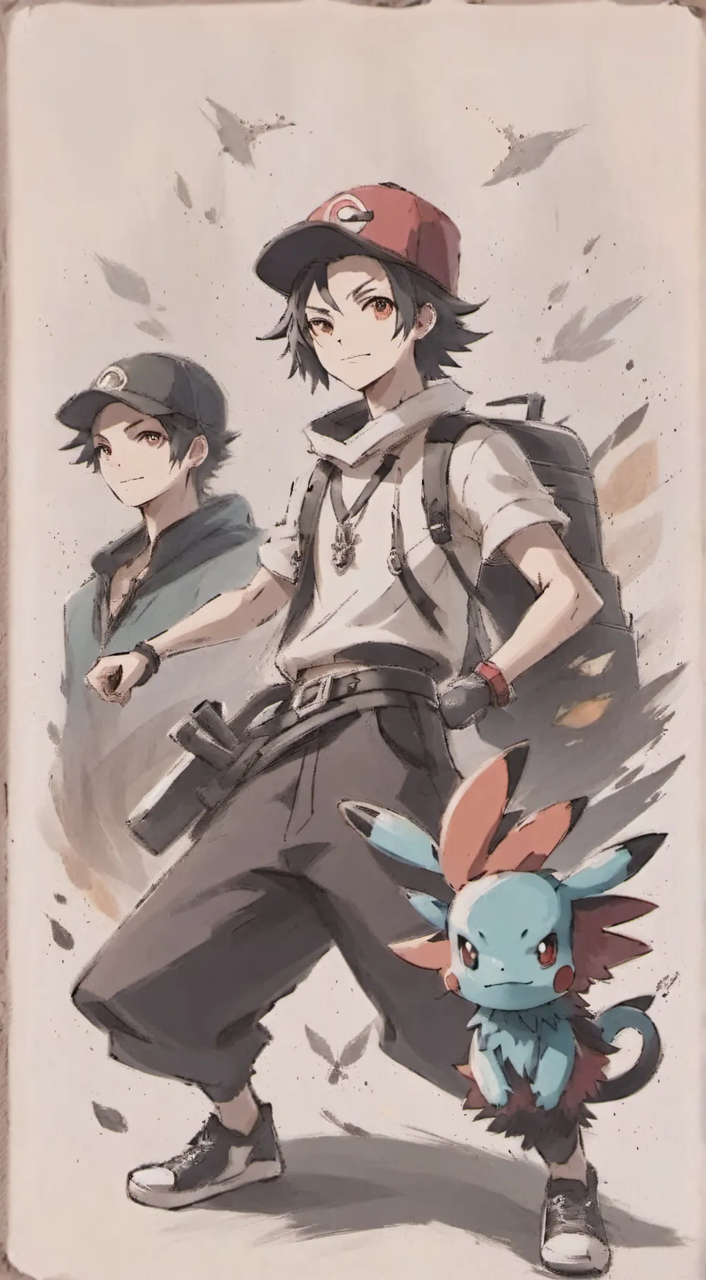 ai character: Pokemon trainer background