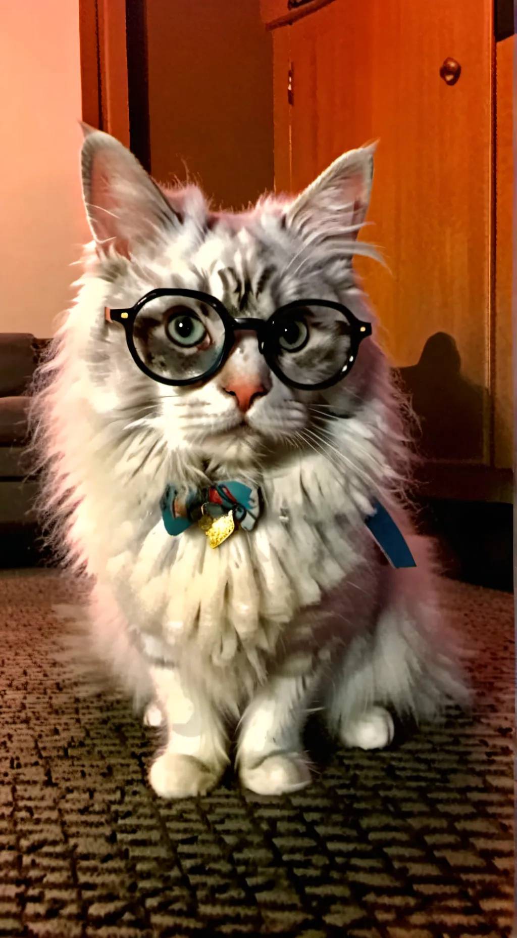 ai character: Cool Cat background