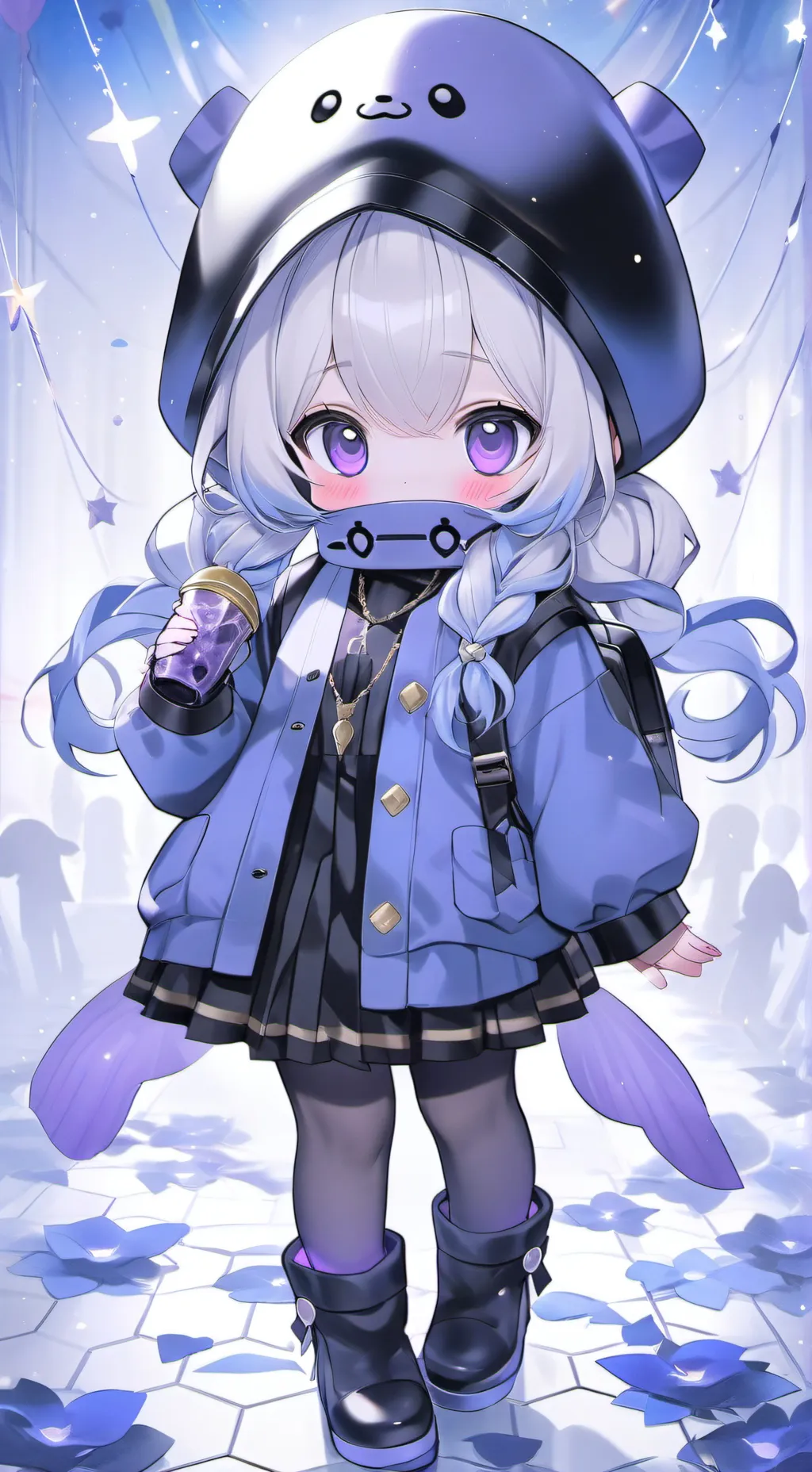 ai character: Squid game  background