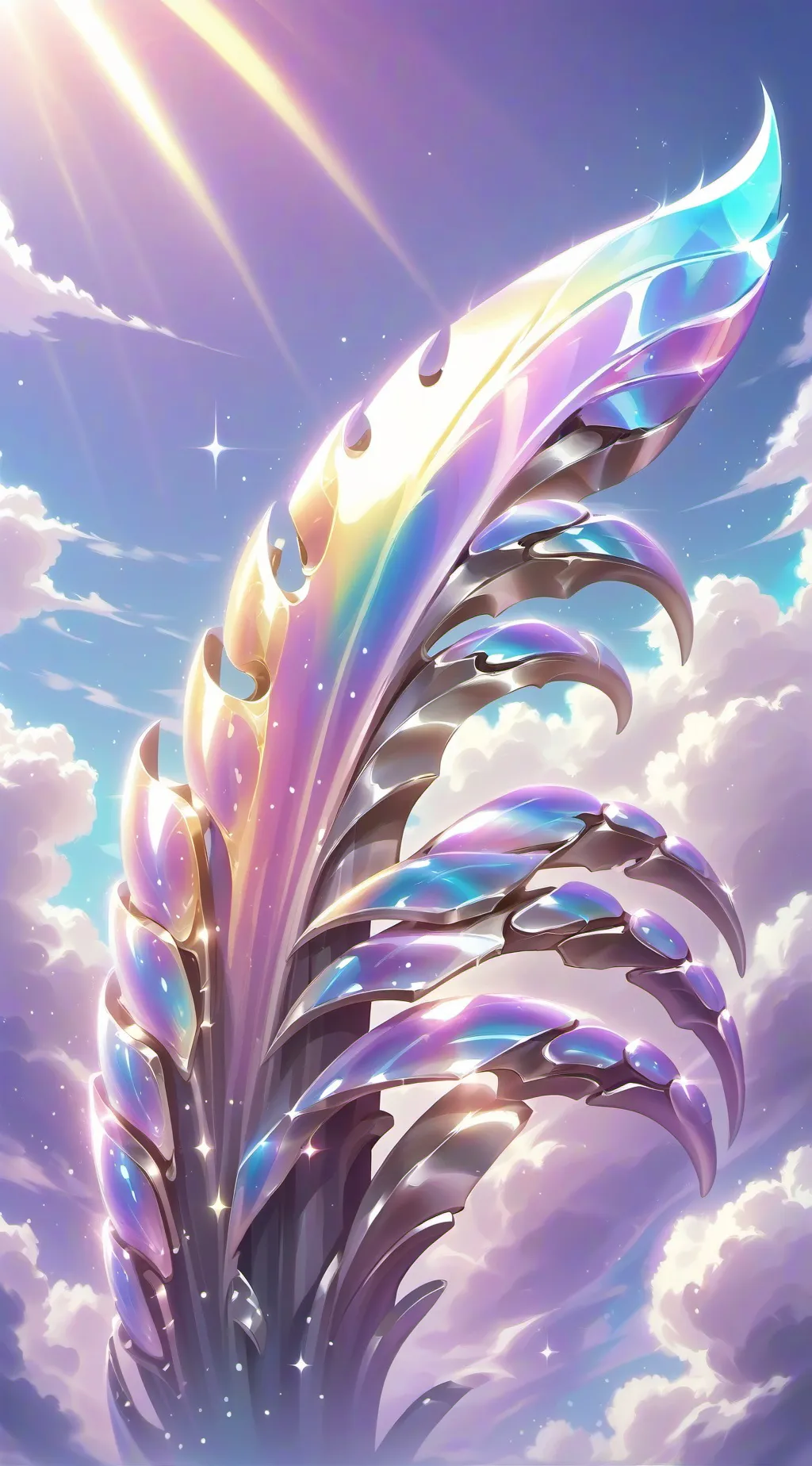 ai character: tickle feather background