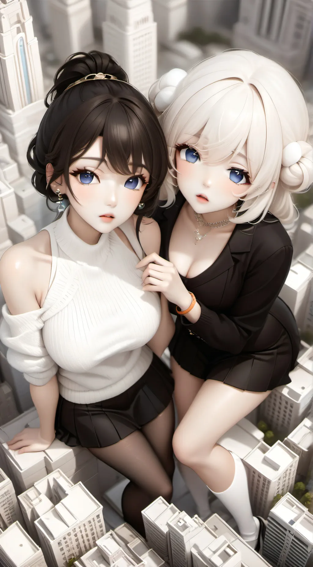 ai character: Michaela & Eve background